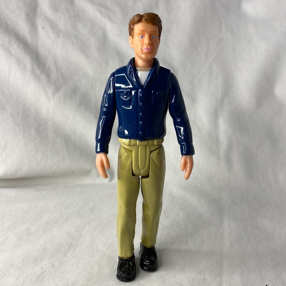 Vtg Loving Family Seven Towns 7T  People Doll Figures Dad Plastic ~ 5 1/2”